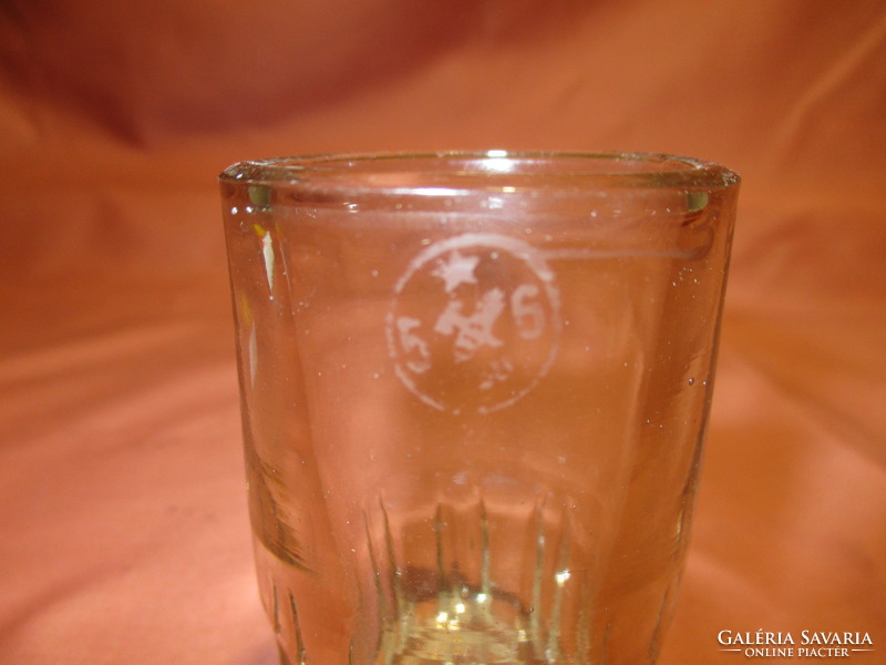 Rare, special old standard glass cup