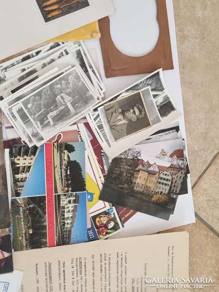 Old postcards, stamps, photographs