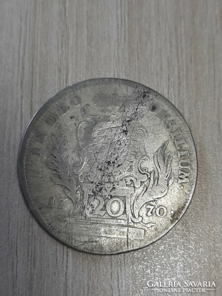 Bavaria silver 20 krajczar 1770