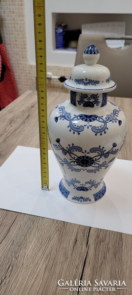 Csodaszép GDR Unterweissbach Porcelán Váza.26cm