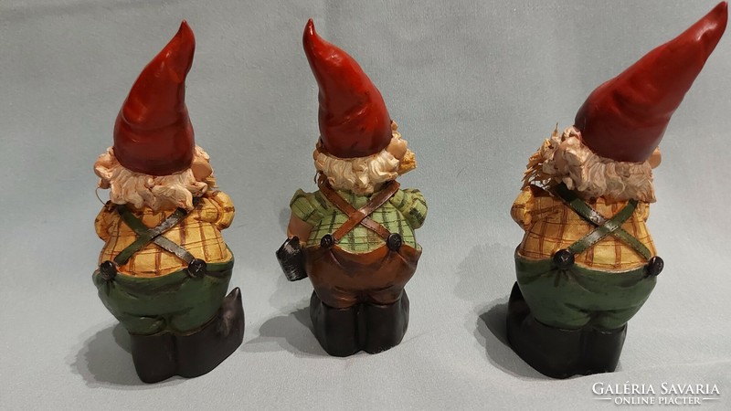 Ceramic gnomes 3 pcs