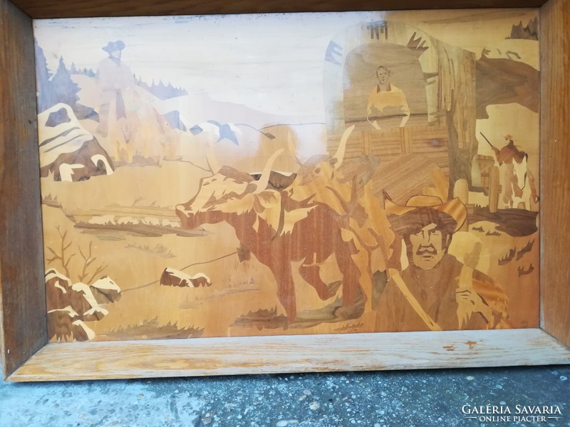 Large marquetry image