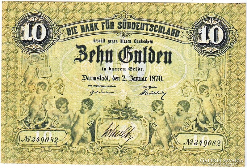 Németország 10 német forint 1870 REPLIKA