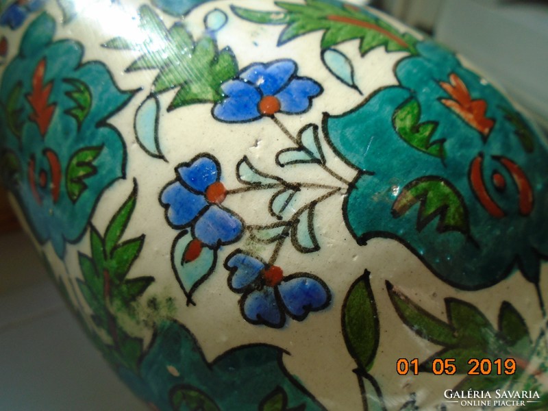 Antik IZNIKI kézzel festett váza