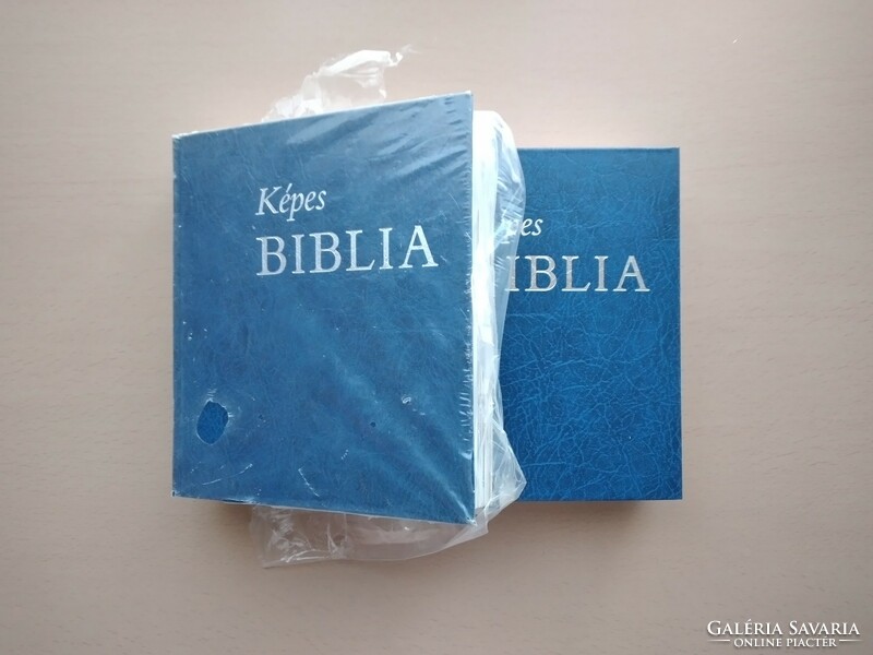 Unopened, two-volume, 40-year-old picture Bible in original packaging