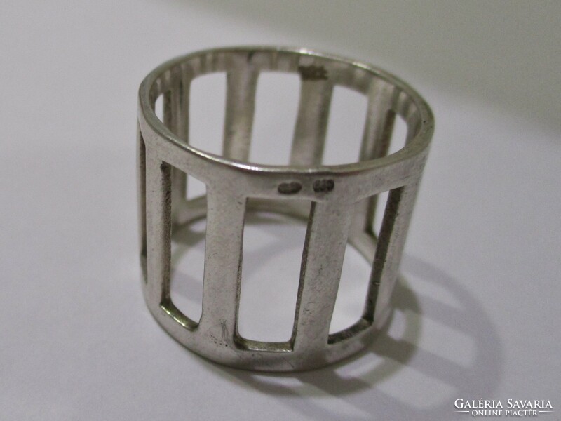 Szépséges magyar kézműves ezüstgyűrű