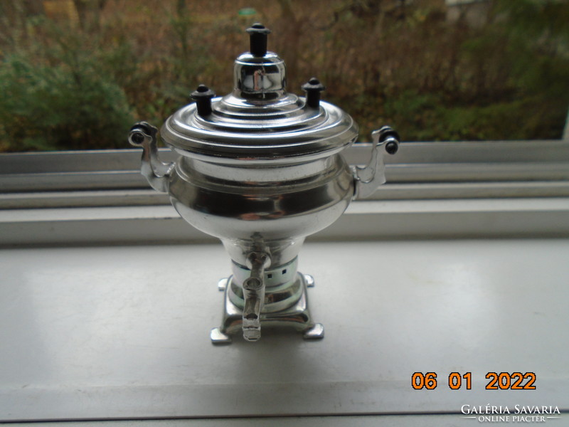 Soviet Russian souvenir from the '70s, chromed marked samovar