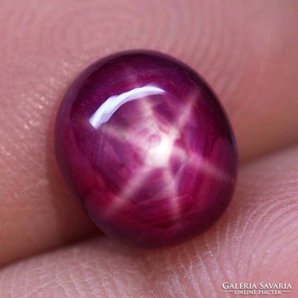 Beautiful 4.33Ct natural 6-ray star ruby