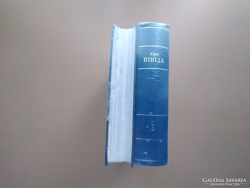 Bontatlan, kétkötetes, 40 éves Képes Biblia eredeti csomagolásban