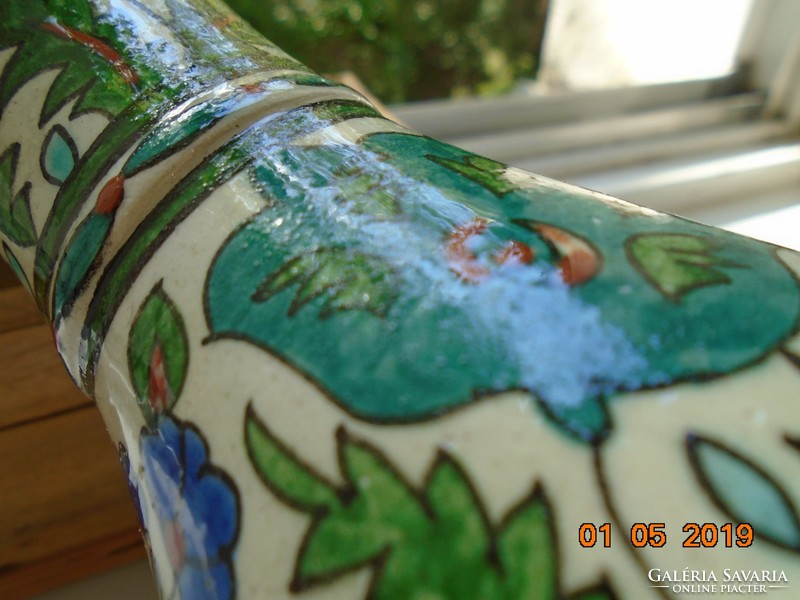 Antik IZNIKI kézzel festett váza