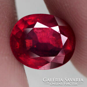 Mozambican ruby 3.43 carat heat treated!!