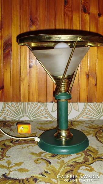 Retro szarvasi asztali lámpa, éjjelilámpa