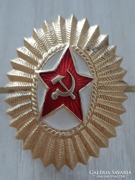 Soviet, Russian cap rose badge, badge