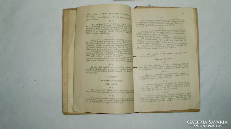 Régi " Szolgálati cseléd könyv " - 1929