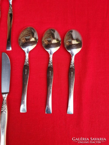 Bmf silver alloy cutlery set for 6 people