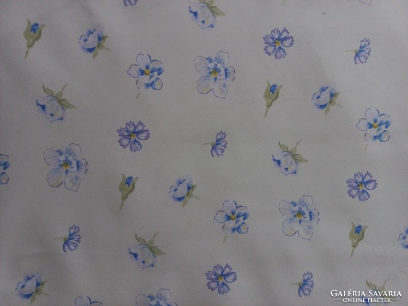 Kék virágos gumislepedő 90 x 200