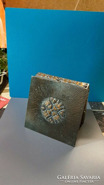 Applied arts bronze box,