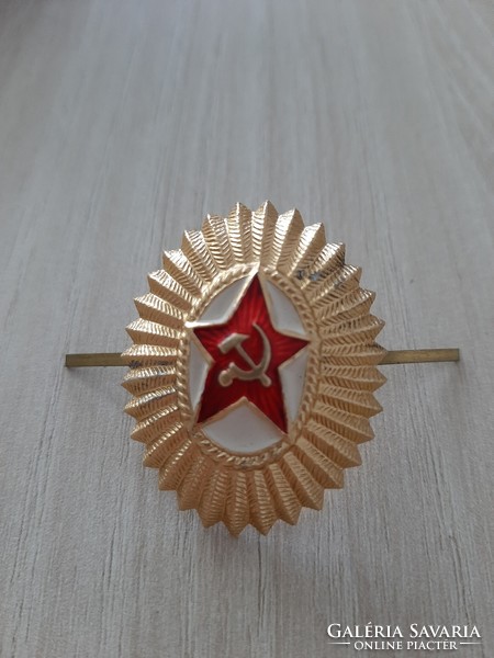 Soviet, Russian cap rose badge, badge