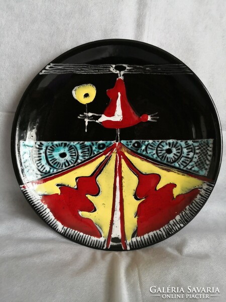 Ceramic bowl, marked, modern work of art