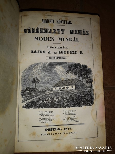 All the works of Mihál Vörösmarty 1847