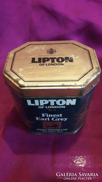 Fém teás doboz, Lipton pléh doboz (L3367)