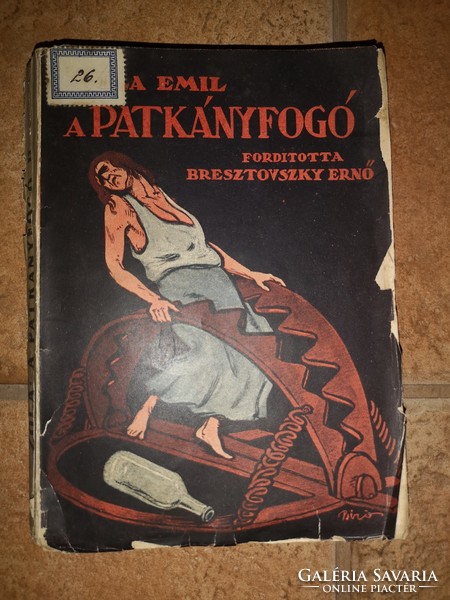 Front page design by Mihály Bíró 1918 zola the rat catcher i