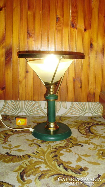 Retro szarvasi asztali lámpa, éjjelilámpa