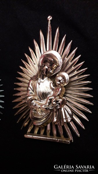 Christmas tree decoration from the 1950s, 2 pieces in one 2990 HUF! Virgin Mary with baby Jesus