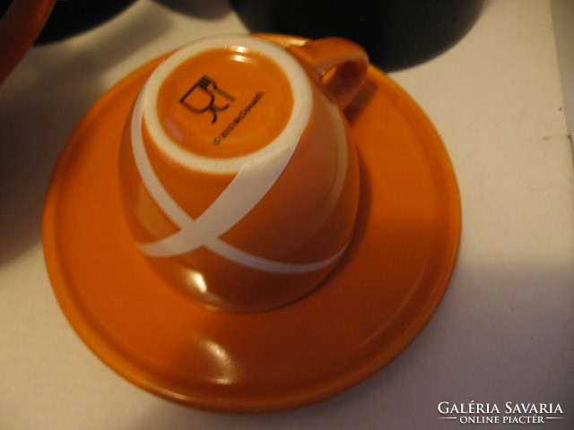 Mccafe small mocha cup, coaster mixed color 2010