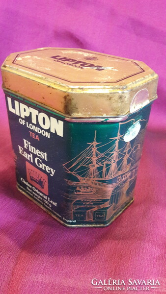Metal tea box, lipton tin box (l3367)