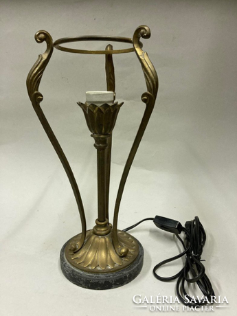 A real, large Art Nouveau table lamp