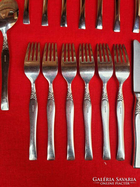 Bmf silver alloy cutlery set for 6 people