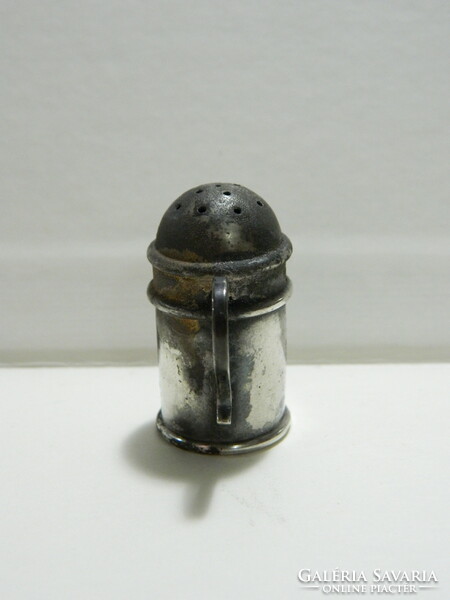 Saunders & Sheperd Ltd. 1909 London angol ezüst kisméretű art deco fűszertartó