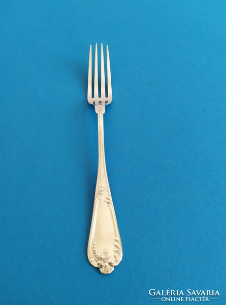 Silver baroque fork