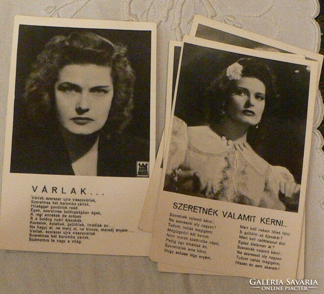 Katalin Karády postcards