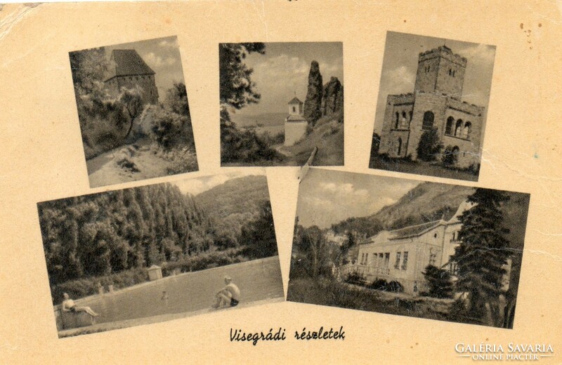 C - 170 printed postcards, original (not reprint edition) visegrád