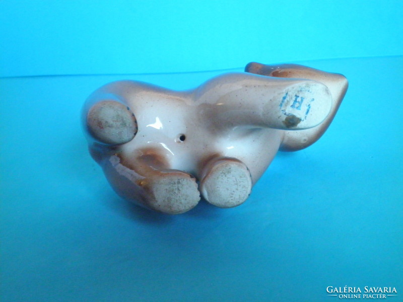 Ceramic brown bear figure