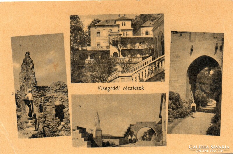 C - 172 running postcards, original (not reprint edition) Visegrád