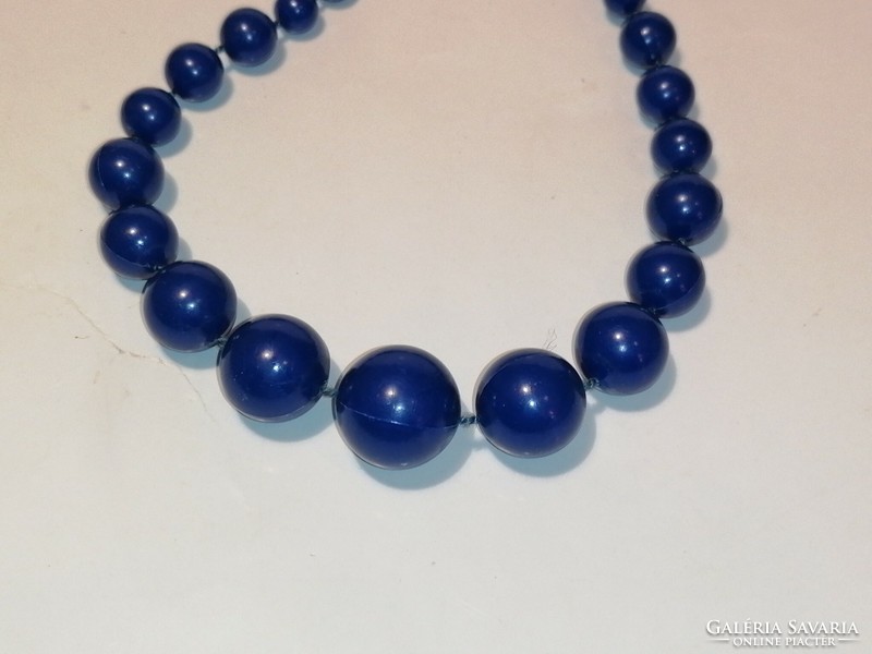Blue retro necklace (759)