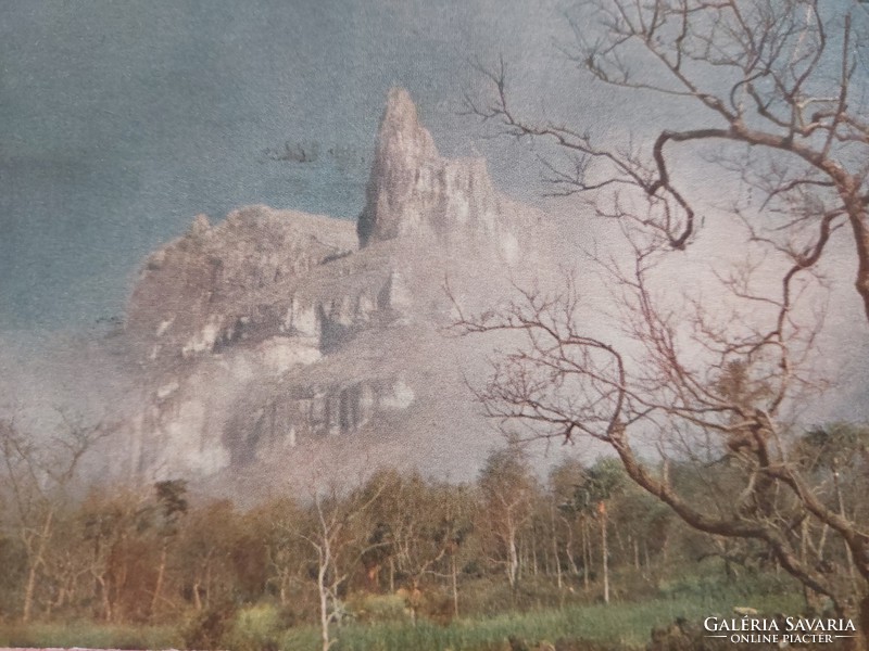 Régi képeslap 1958 fotó levelezőlap tájkép hegycsúcs