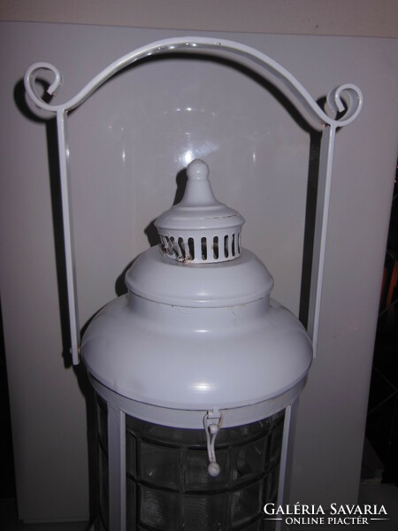 Lemonade dispenser - metal - 72 x 38 cm - 5 liters - thick glass - wrought iron handle - foot