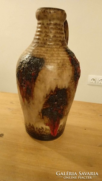 Special bay ceramic (west germany) fat lava vase-mid century