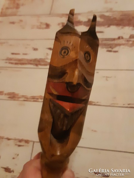 A wood-carved nutcracker from a farmhouse