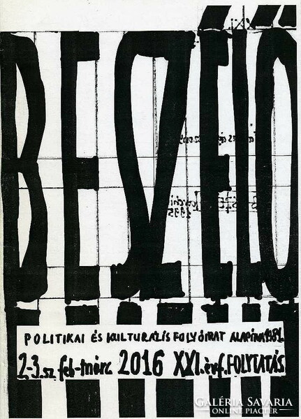 Bezélő (2016/2-3) samizdat magazine