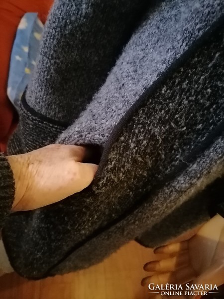 Szebbnél szebbek molett nálam elegáns egyedi tavaszi őszi lengyel butikos kötött kabát gyapjú akril