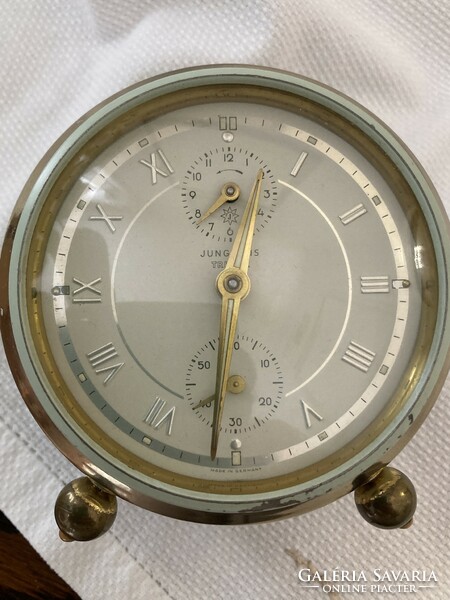 Junghans tri-vox Roman dial clock 50's
