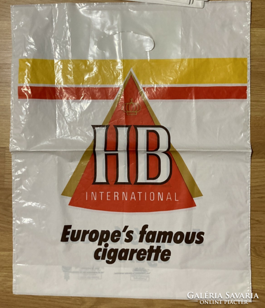 Ritka "nyugati" márkás. cigaretta reklám szatyor, nylon táskák