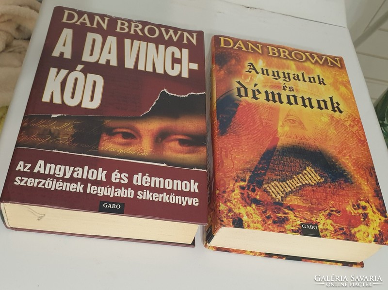 DAN BROWN: A DA VINCI-KÓD és Angyalok és démonok, 2 könyv