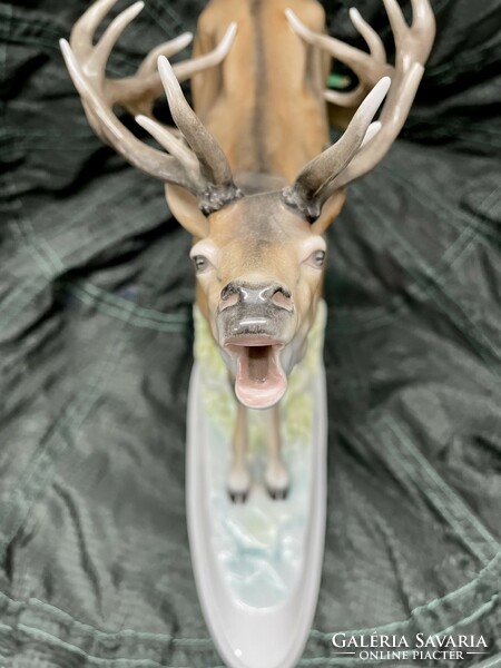 Herend bass deer 30 cm high