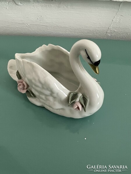 Gerold porzellan old German porcelain swan